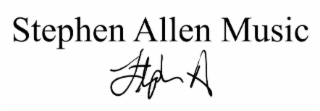 STEPHEN ALLEN MUSIC STEPHEN A logo