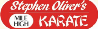 STEPHEN OLIVER'S MILE HIGH KARATE logo