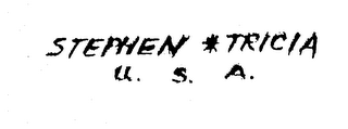 STEPHEN * TRICIA U.S.A. logo