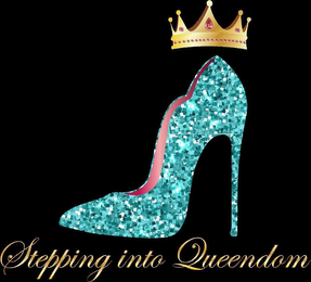 STEPPING INTO QUEENDOM logo
