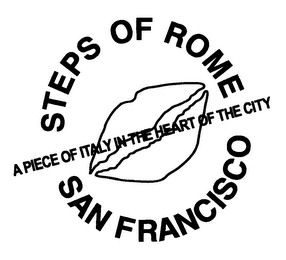 STEPS OF ROME SAN FRANCISCO A LITTLE PIECE OF ITALY IN THE HEART OF THE CITY logo