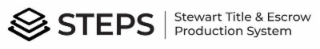 STEPS STEWART TITLE & ESCROW PRODUCTION SYSTEM logo