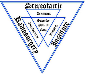 STEREOTACTIC RADIOSURGERY INSTITUTE TREATMENT RESEARCH DEVELOPMENT SUPERIOR PATIENT CARE logo