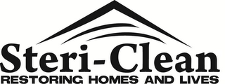 STERI-CLEAN RESTORING HOMES AND LIVES logo