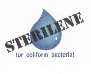 STERILENE FOR COLIFORM BACTERIA! logo