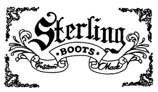 STERLING BOOTS CUSTOM MADE logo
