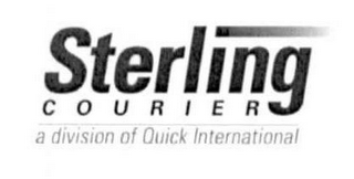 STERLING COURIER A DIVISION OF QUICK INTERNATIONAL logo