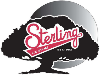 STERLING CUSTOM EST. 1982 logo
