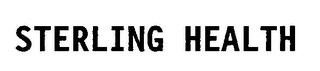 STERLING HEALTH logo