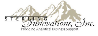 STERLING INNOVATIONS, INC. PROVIDING ANALYTICAL BUSINESS SUPPORT logo