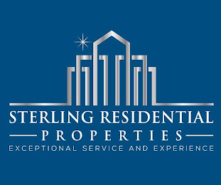 STERLING RESIDENTIAL PROPERTIES EXCEPTIONAL SERVICE AND EXPERIENCE logo