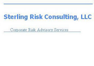 STERLING RISK CONSULTING, LLC CORPORATE RISK ADVISORY SERVICES logo