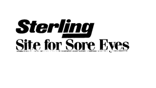 STERLING SITE FOR SORE EYES logo