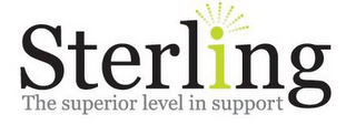 STERLING THE SUPERIOR LEVEL IN SUPPORT logo