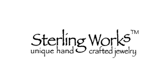 STERLING WORKS UNIQUE HAND CRAFTED JEWELRY logo