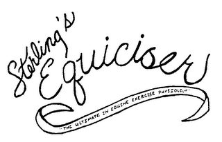 STERLING'S EQUICISER "THE ULTIMATE IN EQUINE EXERCISE PHYSIOLOGY" logo