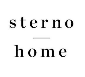 STERNO HOME logo