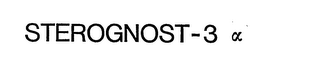 STEROGNOST-3 A logo