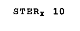 STERX 10 logo