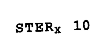 STERX 10 logo