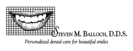 STEVEN M. BALLOCH, D.D.S. PERSONALIZED DENTAL CARE FOR BEAUTIFUL SMILES logo