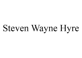 STEVEN WAYNE HYRE logo