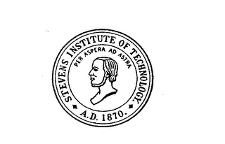 STEVENS INSTITUTE OF TECHNOLOGY A.D. 1870. PER ASPERA AD ASTRA logo