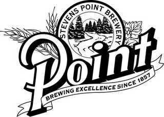 STEVENS POINT BREWERY POINT BREWING EXCELLENCE SINCE 1857 logo