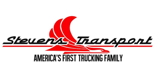 STEVENS TRANSPORT AMERICA'S FIRST TRUCKING FAMILY logo