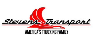 STEVENS TRANSPORT AMERICA'S TRUCKING FAMILY logo