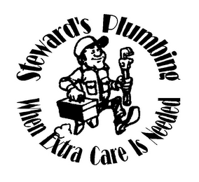 STEWARD'S PLUMBING WHEN EXTRA CARE IS NEEDED logo
