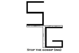 STG STOP THE GOSSIP (ING) logo