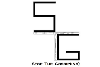 STG STOP THE GOSSIP(ING) logo