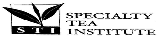 STI SPECIALTY TEA INSTITUTE logo