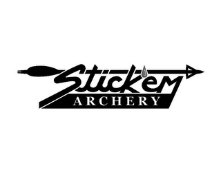 STICK 'EM ARCHERY logo