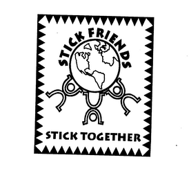 STICK FRIENDS STICK TOGETHER logo