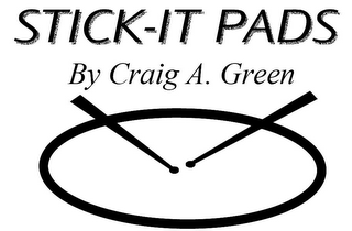 STICK-IT PADS BY CRAIG A. GREEN logo