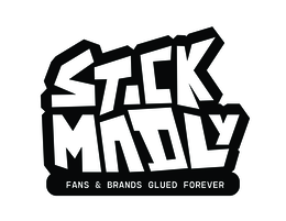 STICK MADLY FANS & BRANDS GLUED FOREVER logo
