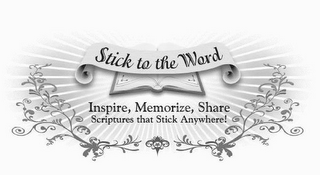 STICK TO THE WORD INSPIRE, MEMORIZE, SHARE SCRIPTURES THAT STICK ANYWHERE! logo