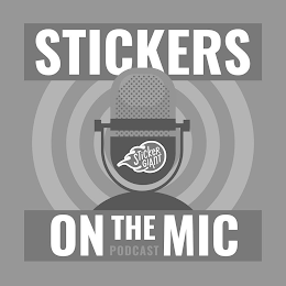 STICKER GIANT STICKERS ON THE MIC PODCAST logo