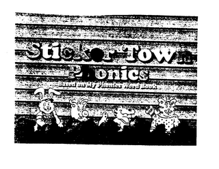 STICKER TOWN PHONICS BASED ON MY PHONICS WORD BOOK logo