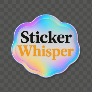 STICKER WHISPER logo