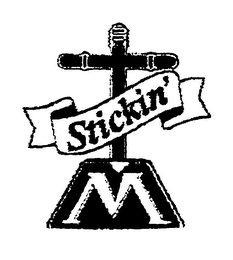 STICKIN' M logo