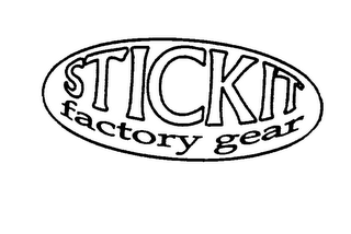 STICKIT FACTORY GEAR logo