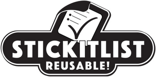 STICKITLIST REUSABLE! logo