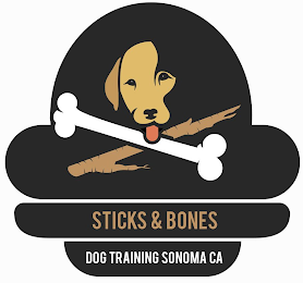 STICKS & BONES DOG TRAINING SONOMA CA logo