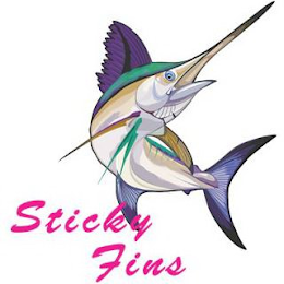 STICKY FINS logo
