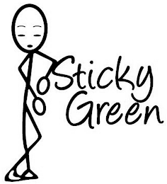 STICKY GREEN logo