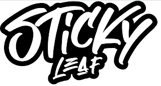 STICKY LEAF logo