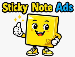 STICKY NOTE ADS logo
